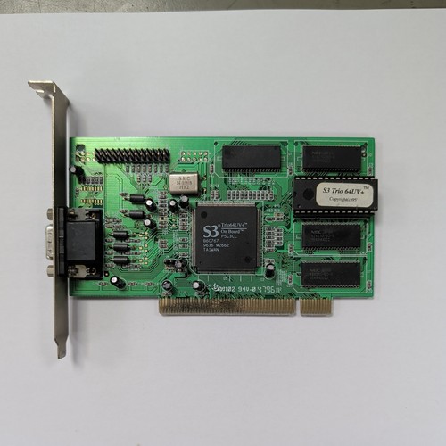 Board 86c767 trio64uv - s3, trio64uv+